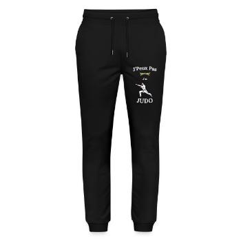 I can't, I have Judo - Stanley/Stella Mover Unisex Organic Jogging Trousers - black - Front - Marisol (170cm) & Nik (191cm)