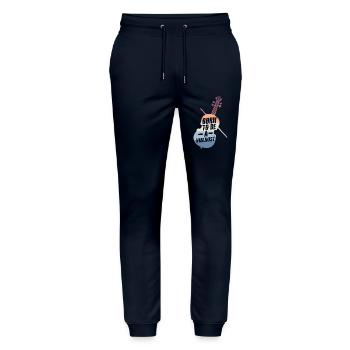 Born To Be A Violinist Violin Orchestra - Stanley/Stella Unisex Bio Jogginghose Mover  - Navy - Vorne - Marisol (170cm) & Nik (191cm)