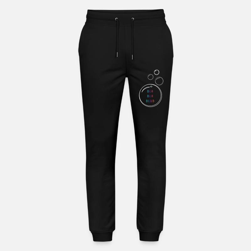 Bla bla blub - Pantalon de jogging bio MOVER Stanley/Stella unisexe - noir