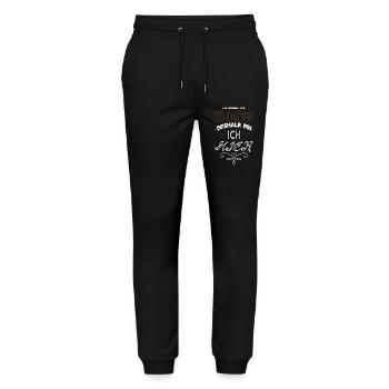 Beer Styles Funny Beer Culture Dog Friendly Tips - Stanley/Stella Mover Unisex Organic Jogging Trousers - black - Front - Marisol (170cm) & Nik (191cm)