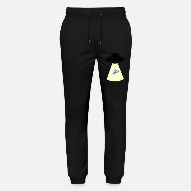ufo fahrrad - Stanley/Stella Unisex Bio Jogginghose Mover  - Schwarz