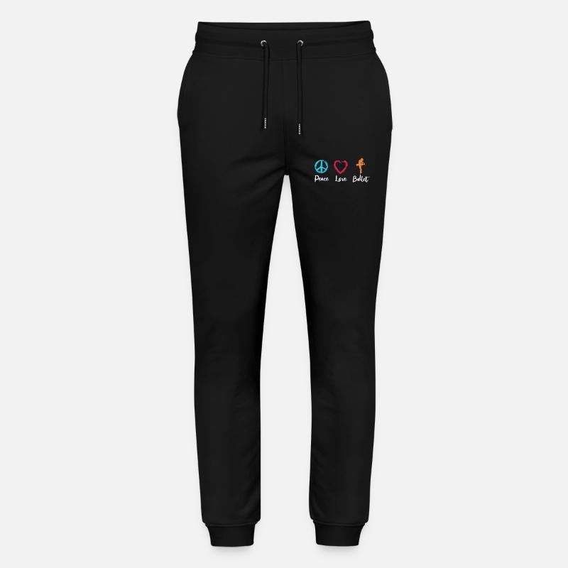 Peace Love Ballet - Pantalon de jogging bio MOVER Stanley/Stella unisexe - noir