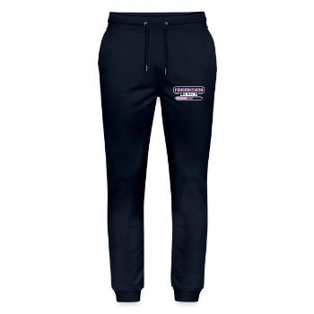 Führerschein 2026 Fahrprüfung Führerscheinprüfung - Stanley/Stella Unisex Bio Jogginghose Mover  - Navy - Vorne - Marisol (170cm) & Nik (191cm)