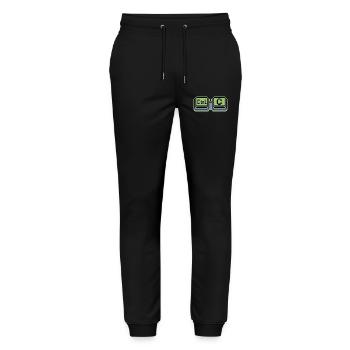 Ctrl C Ctrl V Parent Child Geek Family Humor - Stanley/Stella Mover Unisex Organic Jogging Trousers - black - Front - Marisol (170cm) & Nik (191cm)