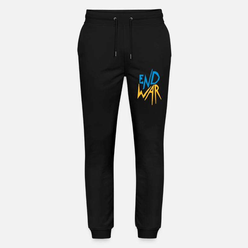 Ukraine End War - Stanley/Stella Unisex Bio Jogginghose Mover  - Schwarz