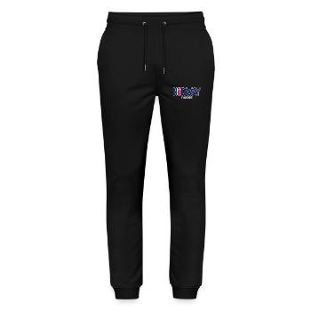 Norway - Norge - Norwegen - Flagge - Skandinavien - Stanley/Stella Unisex Bio Jogginghose Mover  - Schwarz - Vorne - Marisol (170cm) & Nik (191cm)