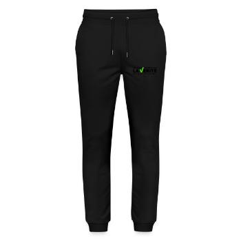 Vérité - Pantalon de jogging bio MOVER Stanley/Stella unisexe - noir - Devant - Marisol (170cm) & Nik (191cm)