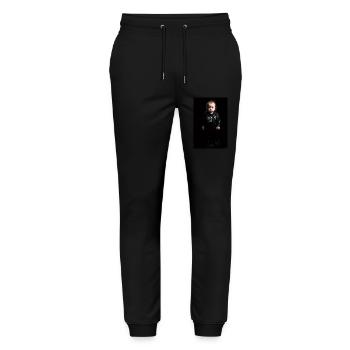 Metal Baby - Stanley/Stella Unisex Bio Jogginghose Mover  - Schwarz - Vorne - Marisol (170cm) & Nik (191cm)