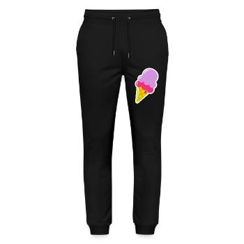 Sommer - Stanley/Stella Unisex Bio Jogginghose Mover  - Schwarz - Vorne - Marisol (170cm) & Nik (191cm)