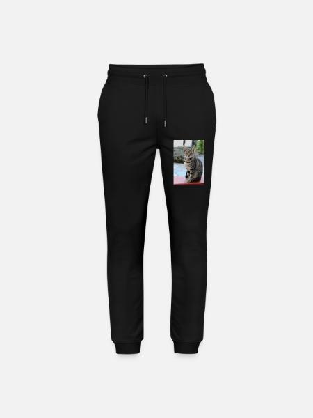 cat, kitten - Stanley/Stella Mover Unisex Organic Jogging Trousers - black