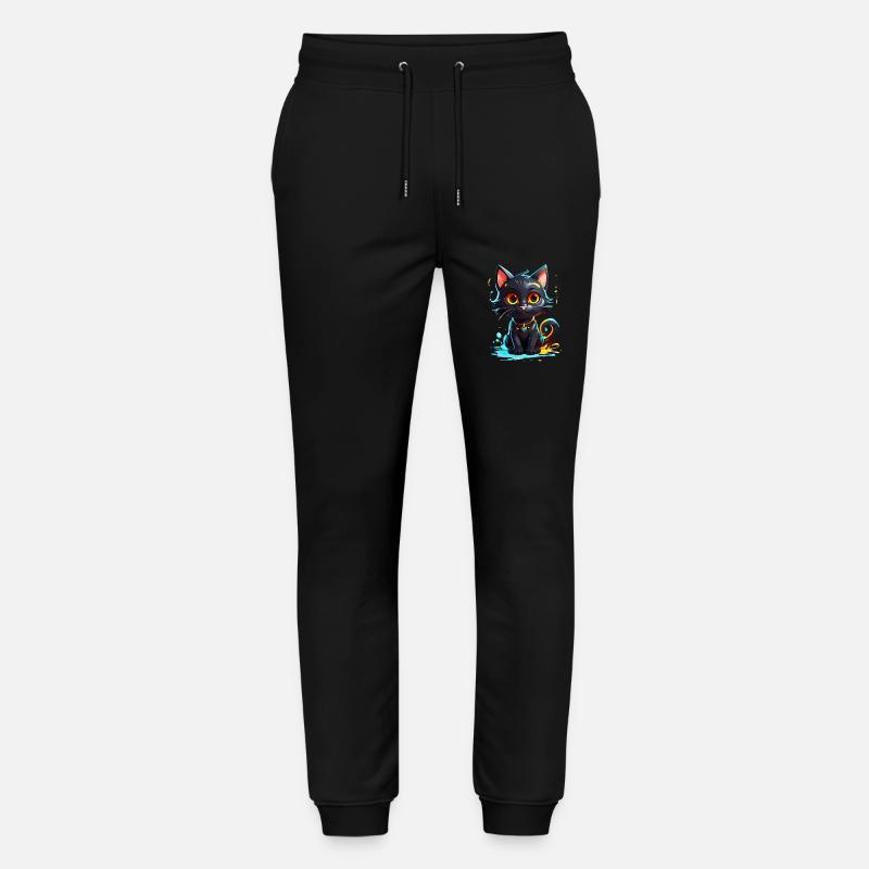 Kitty noir - Pantalon de jogging bio MOVER Stanley/Stella unisexe - noir