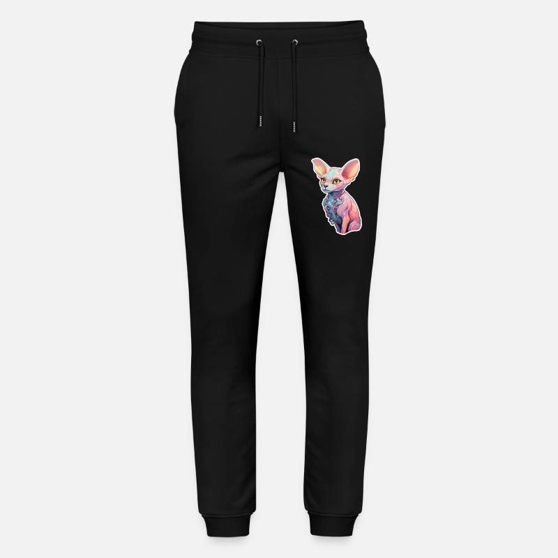 Chat Sphinx - Pantalon de jogging bio MOVER Stanley/Stella unisexe - noir