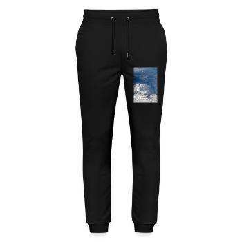 Cloud Formations and the alps near the Zugspitze - Stanley/Stella Mover Unisex Organic Jogging Trousers - black - Front - Marisol (170cm) & Nik (191cm)
