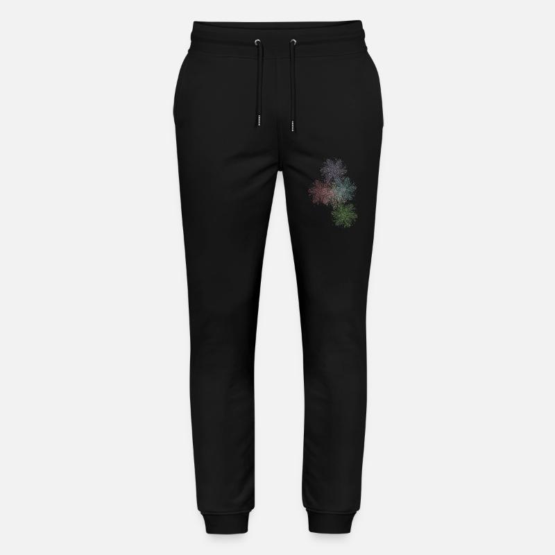 5 Feather Suns - Stanley/Stella Mover Unisex Organic Jogging Trousers - black