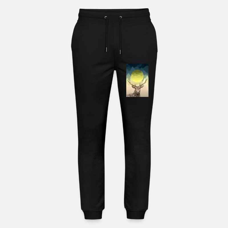 Cerf - Pantalon de jogging bio MOVER Stanley/Stella unisexe - noir