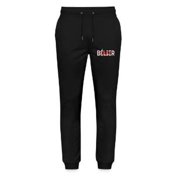 Bélier - Pantalon de jogging bio MOVER Stanley/Stella unisexe - noir - Devant - Marisol (170cm) & Nik (191cm)