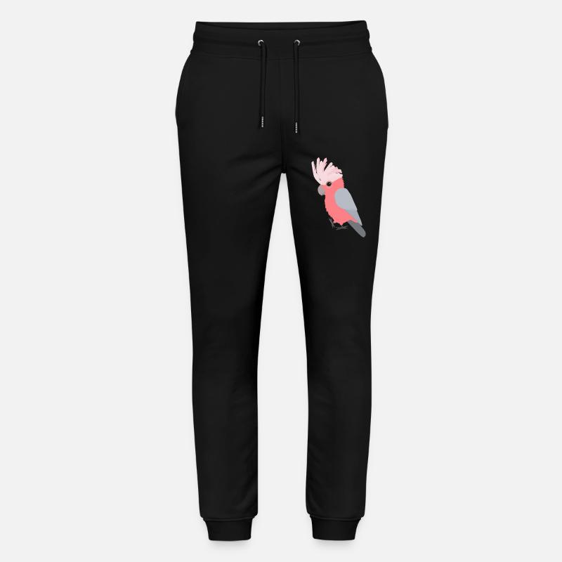 Rosa Kakadu - Stanley/Stella Unisex Bio Jogginghose Mover  - Schwarz