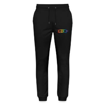 Pride Month - LGBTQ+ - Stanley/Stella Mover Unisex Organic Jogging Trousers - black - Front - Marisol (170cm) & Nik (191cm)