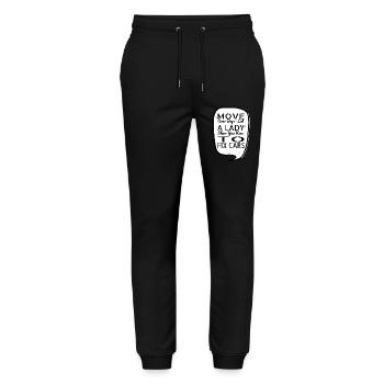 quote tuning badass mechanic tshirts car mechanic - Stanley/Stella Unisex Bio Jogginghose Mover  - Schwarz - Vorne - Marisol (170cm) & Nik (191cm)