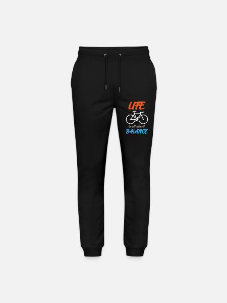 Life Is All About Balance - Stanley/Stella Mover Unisex Organic Jogging Trousers - black
