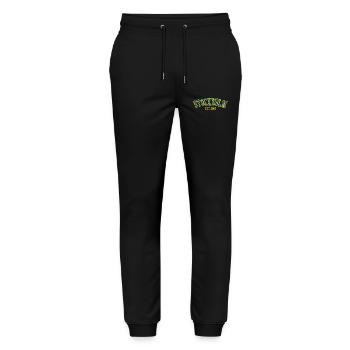 Stockholm Est.2005 - Stanley/Stella Unisex Bio Jogginghose Mover  - Schwarz - Vorne - Marisol (170cm) & Nik (191cm)