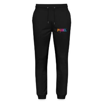 Padel Sport - Stanley/Stella Mover Unisex Organic Jogging Trousers - black - Front - Marisol (170cm) & Nik (191cm)