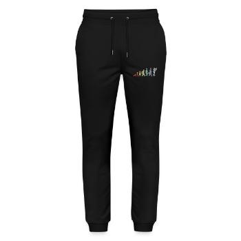 Electrician Life Cycle - Stanley/Stella Mover Unisex Organic Jogging Trousers - black - Front - Marisol (170cm) & Nik (191cm)