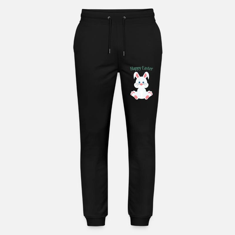 Lapin de Pâques mignon - Pantalon de jogging bio MOVER Stanley/Stella unisexe - noir