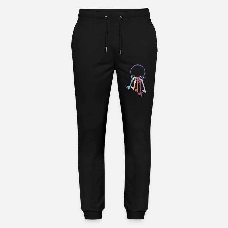 Jeu de clés - Pantalon de jogging bio MOVER Stanley/Stella unisexe - noir