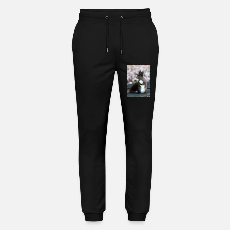 Eichhörnchen, Isibat - Stanley/Stella Unisex Bio Jogginghose Mover  - Schwarz