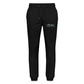 Development of a rower - Stanley/Stella Mover Unisex Organic Jogging Trousers - black - Front - Marisol (170cm) & Nik (191cm)