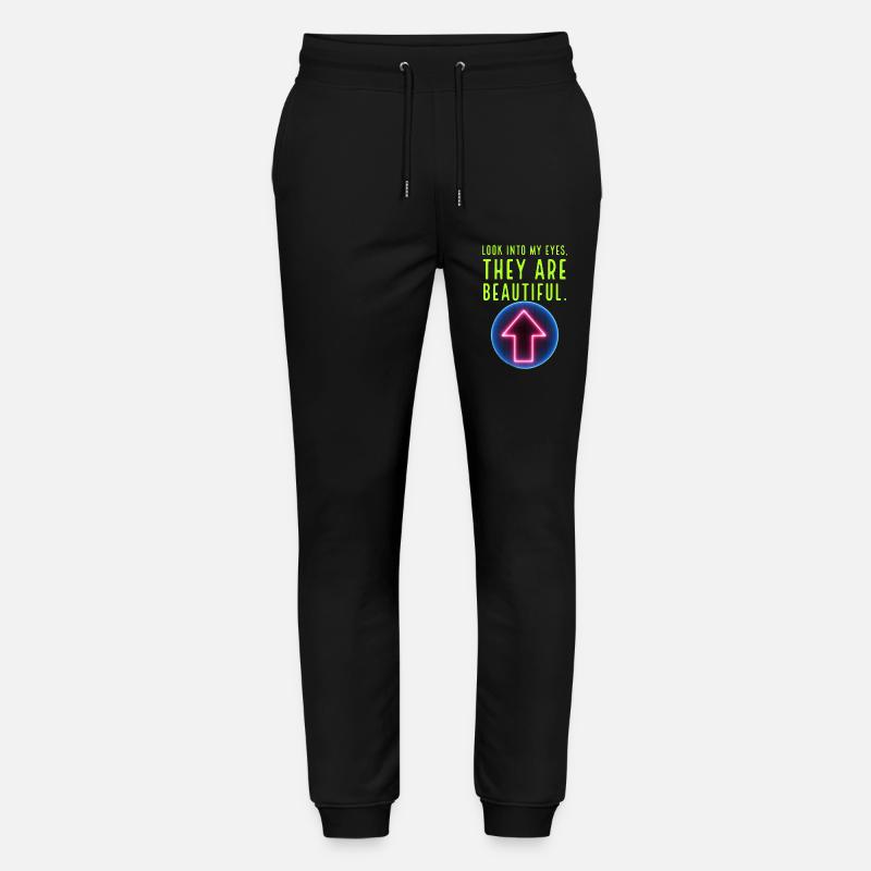 Beautiful eyes - Stanley/Stella Unisex Bio Jogginghose Mover  - Schwarz