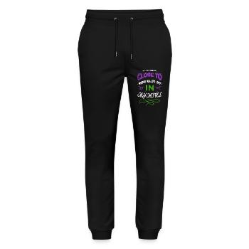 Birthday Writing Inspiration Geek Cool - Stanley/Stella Mover Unisex Organic Jogging Trousers - black - Front - Marisol (170cm) & Nik (191cm)