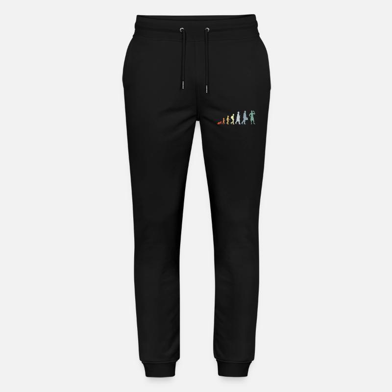 Evolution Eiscreme Liebhaber - Stanley/Stella Unisex Bio Jogginghose Mover  - Schwarz