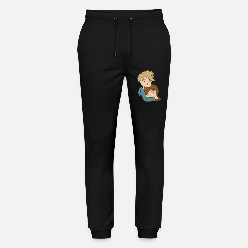 Cuddle Overload - Stanley/Stella Unisex Bio Jogginghose Mover  - Schwarz