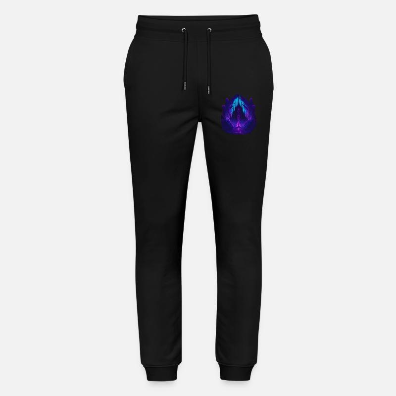 Neon Gothic Church Gothic Architecture - Stanley/Stella Mover Unisex Organic Jogging Trousers - black