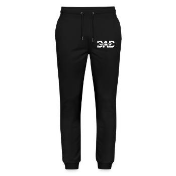 One proud dad - Stanley/Stella Mover Unisex Organic Jogging Trousers - black - Front - Marisol (170cm) & Nik (191cm)