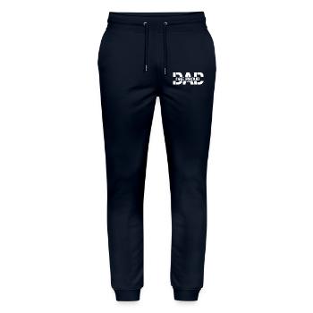 One proud dad - Stanley/Stella Mover Unisex Organic Jogging Trousers - navy - Front - Marisol (170cm) & Nik (191cm)