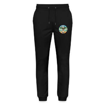 Lunettes de soleil Braque Saint Germain Dog Breed Cartoon - Pantalon de jogging bio MOVER Stanley/Stella unisexe - noir - Devant - Marisol (170cm) & Nik (191cm)