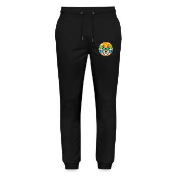 Brittany Dog Breed Cartoon Lunettes de soleil Beach - Pantalon de jogging bio MOVER Stanley/Stella unisexe - noir - Devant - Marisol (170cm) & Nik (191cm)