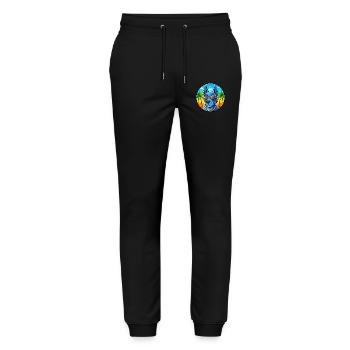 Lunettes de soleil de dessin animé Blue Thai Ridgeback Dog Breed - Pantalon de jogging bio MOVER Stanley/Stella unisexe - noir - Devant - Marisol (170cm) & Nik (191cm)