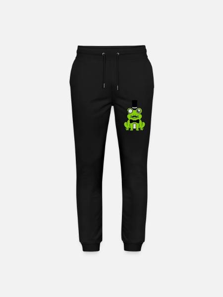 Sir Frog Gentlemen Cylinder - Stanley/Stella Mover Unisex Organic Jogging Trousers - black