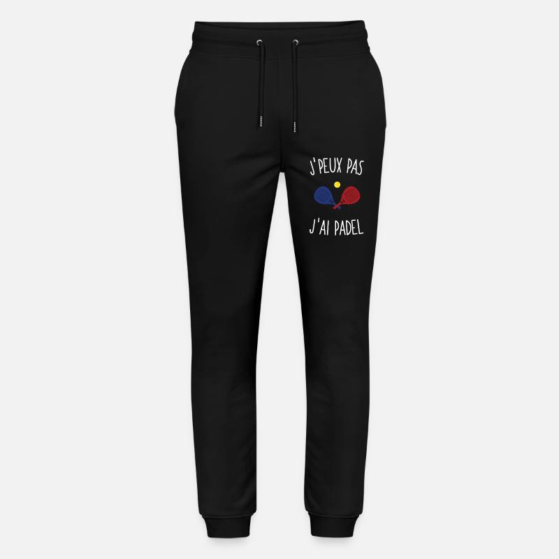 J'peux pas j'ai padel - Pantalon de jogging bio MOVER Stanley/Stella unisexe - noir