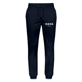 Maman 2012 - Pantalon de jogging bio MOVER Stanley/Stella unisexe - marine - Devant - Marisol (170cm) & Nik (191cm)