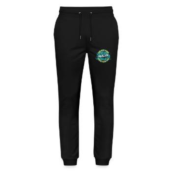 Fête des Pères Malin - Pantalon de jogging bio MOVER Stanley/Stella unisexe - noir - Devant - Marisol (170cm) & Nik (191cm)