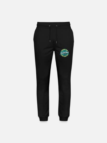 Father's Day Marian - Stanley/Stella Mover Unisex Organic Jogging Trousers - black