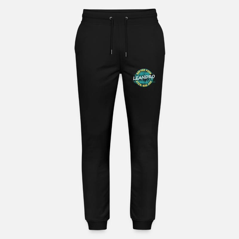 Leandro comme fête des pères - Pantalon de jogging bio MOVER Stanley/Stella unisexe - noir