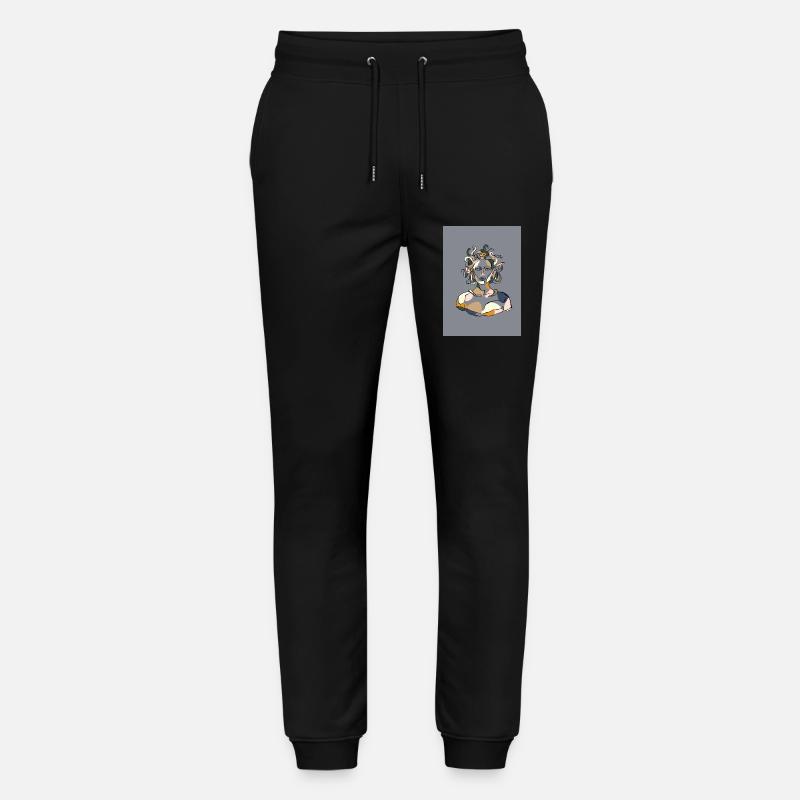 Blaue Qualle - Stanley/Stella Unisex Bio Jogginghose Mover  - Schwarz