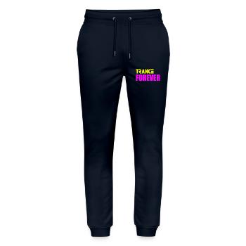 Trance für immer - Stanley/Stella Unisex Bio Jogginghose Mover  - Navy - Vorne - Marisol (170cm) & Nik (191cm)