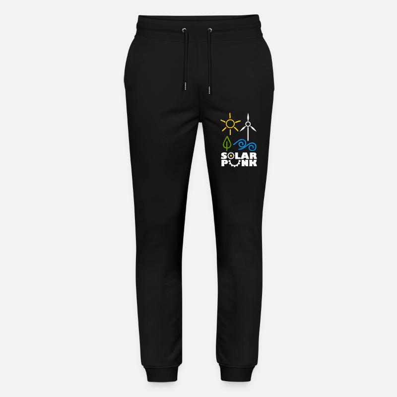 Solarpunk - Stanley/Stella Unisex Bio Jogginghose Mover  - Schwarz